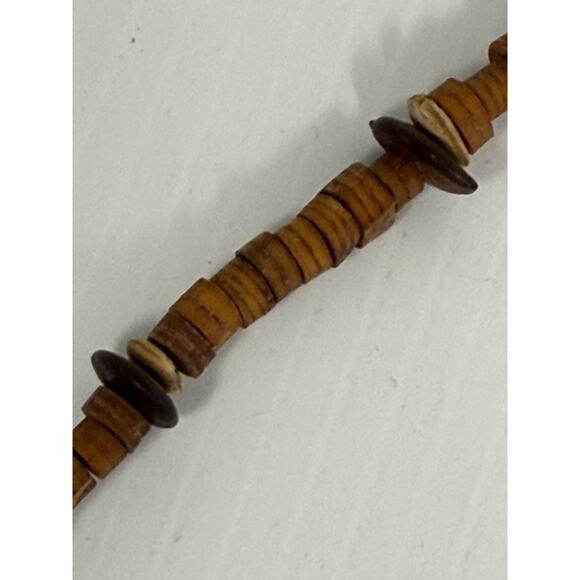 Hand Carved Wooden Necklace Beads Safari Animals Tribal 31" Zebra Elephant More - Picture 7 of 11